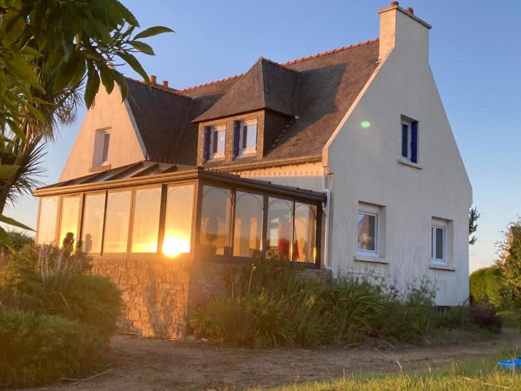 Kermartin - Maison De Famille Avec Vue Sur La Baie De Morlaix Plouezoc'h Exterior photo